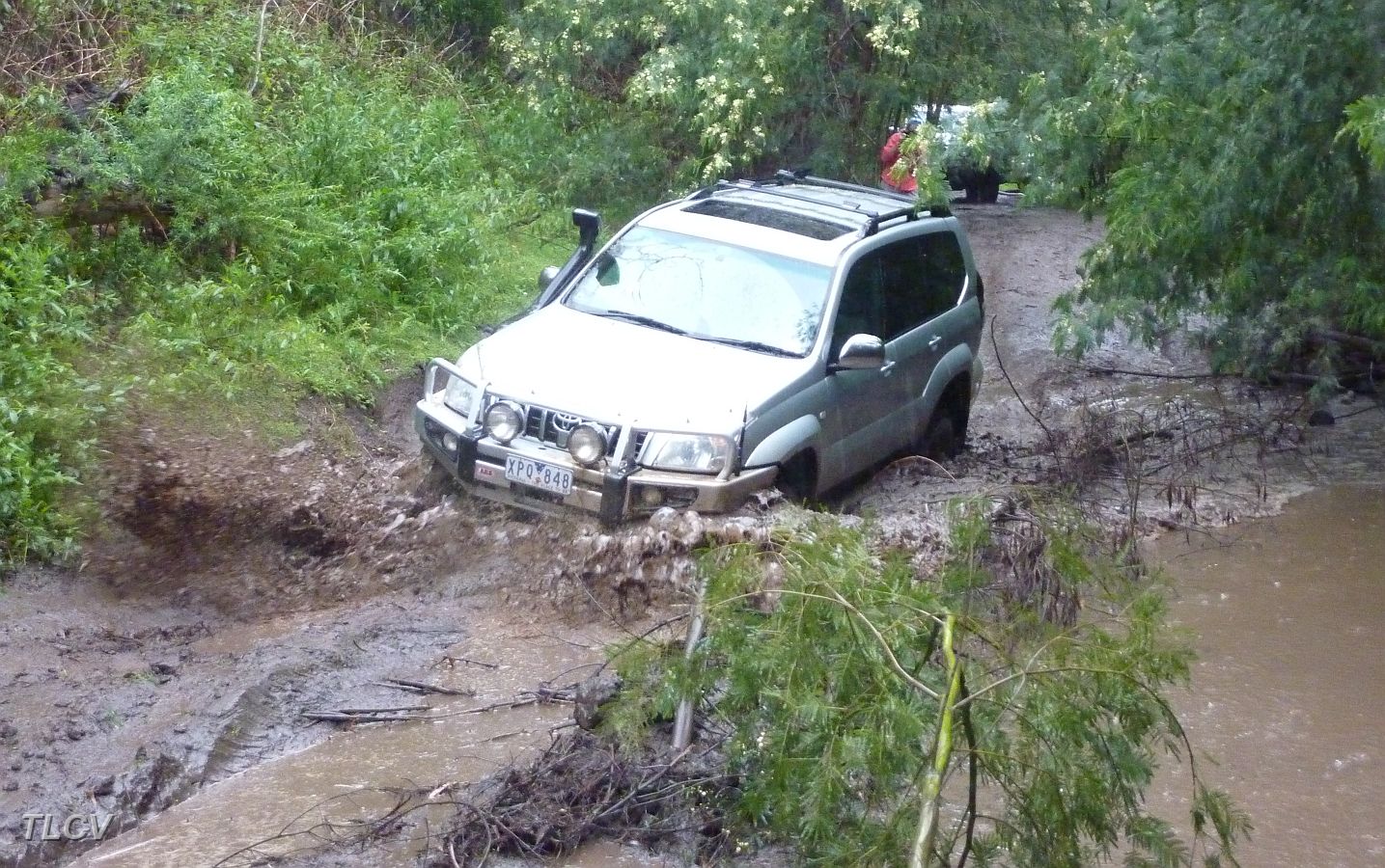 12-Smurf enjoys driving along Lower Block Track .JPG